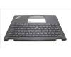 Lenovo 5M11L64151 C-Cover with keyboard, Portuguese, Black, Backlight, UK