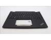 Lenovo 5M11L64208 C-Cover with keyboard, Czech Slovakian, Black, Backlight, WWAN, UK