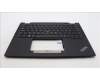 Lenovo 5M11L64211 C-Cover with keyboard, Danish, Black, Backlight, WWAN, UK