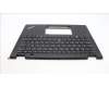 Lenovo 5M11L64259 C-Cover with keyboard, Norwegian, Black, Backlight, WWAN, UK