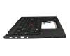 5M11L64261 original Lenovo keyboard incl. topcase ND (nordic) black/black with backlight and mouse-stick