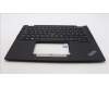 Lenovo 5M11L64271 C-Cover with keyboard, Slovenian, Black, Backlight, WWAN, UK