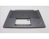 Lenovo 5M11L64326 C-Cover with keyboard, French, Grey, Backlight, US