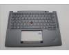Lenovo 5M11L64354 C-Cover with keyboard, Portuguese, Grey, Backlight, UK