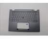 Lenovo 5M11L64589 C-Cover with keyboard, Swedish/Finnish, Grey, Backlight, UK