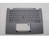 Lenovo 5M11L64668 C-Cover with keyboard, French, Grey, Backlight, WWAN, US