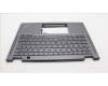Lenovo 5M11L64702 C-Cover with keyboard, Italian, Grey, Backlight, WWAN, UK