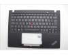 Lenovo 5M11L85782 C-Cover with keyboard, Portuguese, Black, UK