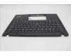 Lenovo 5M11L85782 C-Cover with keyboard, Portuguese, Black, UK