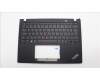 Lenovo 5M11L85893 C-Cover with keyboard, Czech/Slovakian, Black, Backlight, UK