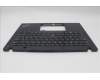 Lenovo 5M11L85911 C-Cover with keyboard, Estonian, Black, Backlight, UK