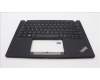 Lenovo 5M11L85973 C-Cover with keyboard, Italian, Black, Backlight, UK