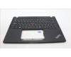 Lenovo 5M11L85979 C-Cover with keyboard, Japanese, Black, Backlight, JP