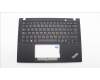 Lenovo 5M11L85991 C-Cover with keyboard, Spanish LA, Black, Backlight, UK