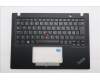 Lenovo 5M11L86008 C-Cover with keyboard, Nordic, Black, Backlight, UK