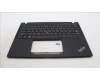 Lenovo 5M11L86095 C-Cover with keyboard, Arabic, Black, Backlight, WWAN, US