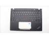 Lenovo 5M11L86126 C-Cover with keyboard, Czech/Slovakian, Black, Backlight, WWAN, UK