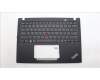Lenovo 5M11L86138 C-Cover with keyboard, USA English, Black, Backlight, WWAN, US