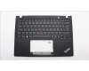 Lenovo 5M11L86237 C-Cover with keyboard, Norwegian, Black, Backlight, WWAN, UK