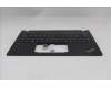 Lenovo 5M11L92890 C-Cover with keyboard, Norwegian, Black, Backlight, UK