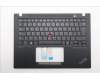 Lenovo 5M11L93026 C-Cover with keyboard, Italian, Black, Backlight, WWAN, UK