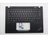 Lenovo 5M11L93073 C-Cover with keyboard, Switzerland, Black, Backlight, WWAN, UK