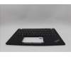 Lenovo 5M11M02956 C-Cover with keyboard, German, Black, UK