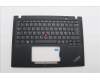 Lenovo 5M11M03034 C-Cover with keyboard, Belgian, Black, Backlight, UK