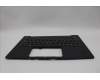 Lenovo 5M11N61124 C-Cover with keyboard, Danish, Deep Black, FingerPrint Reader, WLAN, UK