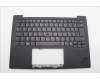 Lenovo 5M11N61163 C-Cover with keyboard, Estonian, Deep Black, FingerPrint Reader, WWAN, UK
