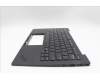 Lenovo 5M11N61164 C-Cover with keyboard, US English Euro, Deep Black, FingerPrint Reader, WWAN, US