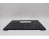 Lenovo 5M11N61208 C-Cover with keyboard, Icelandic, Deep Black, FingerPrint Reader, WWAN, UK