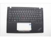 Lenovo 5M11N89402 C-Cover with keyboard, Czech Slovakian, Black, Backlight, UK