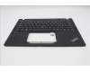 Lenovo 5M11N89404 C-Cover with keyboard, Danish, Black, Backlight, UK