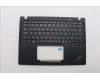 Lenovo 5M11N89420 C-Cover with keyboard, Canadian French English, Black, Backlight, UK