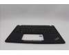 Lenovo 5M11N89462 C-Cover with keyboard, Russian, Black, Backlight, US