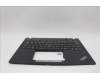 Lenovo 5M11N89489 C-Cover with keyboard, UK English, Black, Backlight, UK