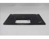 Lenovo 5M11N89492 C-Cover with keyboard, Ukraine, Black, Backlight, US