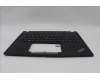 Lenovo 5M11N89521 C-Cover with keyboard, USA English, Black, Backlight, WWAN, US