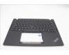 Lenovo 5M11N89545 C-Cover with keyboard, Hungarian, Black, Backlight, WWAN, UK