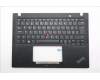 Lenovo 5M11N89586 C-Cover with keyboard, Switzerland, Black, Backlight, WWAN, UK