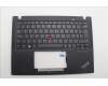 Lenovo 5M11N89602 C-Cover with keyboard, UK English, Black, Backlight, WWAN, UK