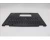 Lenovo 5M11N89833 C-Cover with keyboard, Arabic, Black, Backlight, US