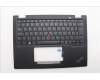Lenovo 5M11N93096 C-Cover with keyboard, Portuguese, Black, Backlight, UK