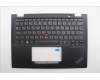 Lenovo 5M11N93099 C-Cover with keyboard, Russian, Black, Backlight, US