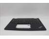 Lenovo 5M11N93126 C-Cover with keyboard, UK English, Black, Backlight, UK
