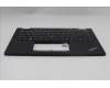 Lenovo 5M11N93129 C-Cover with keyboard, Ukraine, Black, Backlight, US