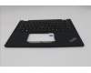 Lenovo 5M11N93172 C-Cover with keyboard, German, Black, Backlight, WWAN, UK