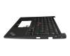5M11N93275 original Lenovo keyboard incl. topcase DE (german) black/black with mouse-stick