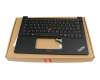 5M11N93275 original Lenovo keyboard incl. topcase DE (german) black/black with mouse-stick